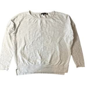 Vince Women's Long Sleeve Sweater Size Medium White/Gray